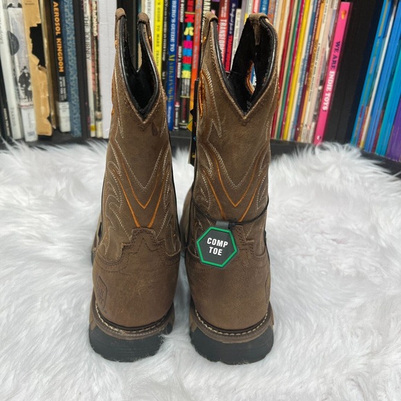 DAN POST STORMS EYE COMPOSITE TOE BOOTS SIZE 9 M - Picture 7 of 11